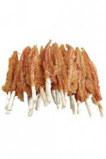 Pochoutka Kuřecí filety na tyčce z buvolí kůže18cm500g