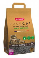 Podestýlka PURECAT recyklovaná papírová 10l Zolux