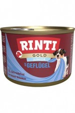 Rinti Dog Gold Junior konzerva drůbež 185g