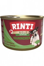 Rinti Dog Gold Senior konzerva králík 185g