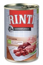 Rinti Dog Kennerfleisch konzerva jehně 400g