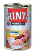 Rinti Dog Kennerfleisch konzerva Junior kuře 400g