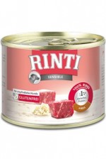 Rinti Dog Sensible konzerva hovězí+rýže 185g