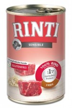 Rinti Dog Sensible konzerva hovězí+rýže 400g