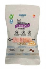 Serrano Snack for Cat-Chicken-AntiHairball 50g