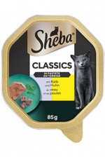 Sheba vanička Telecí a kuřecí 85g