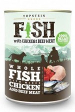 Topstein Fish with Chicken and Beef Meat 800 g