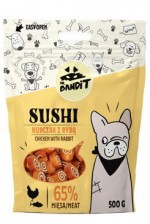 VetExpert Mr.Bandit pochoutka SUSHI kuře a ryba 500g