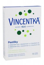 Vincentka pastilky s bylinnou příchutí 18ctb