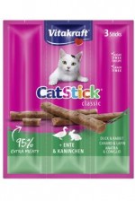 Vitakraft Cat pochoutka Stick mini  Rabb.+Duck. 3x6g