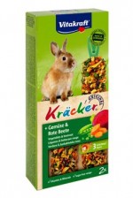 Vitakraft Rodent Rabbit Kräcker zelenina+červ.řepa 2ks