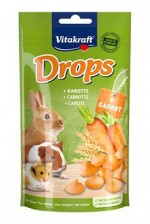 Vitakraft Rodent Rabbit poch. Drops carrots 75g