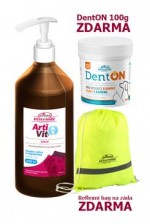 VITAR Veterinae ArtiVit Sirup 1000ml+DentON100g+batůže