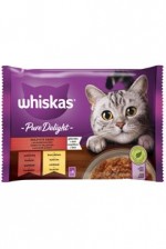 Whiskas kaps. Pure Delight klas.výběr v želé 4x85g