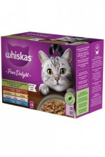 Whiskas kaps. Pure Delight mix v želé 12x85g